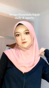 Hijab bergo daily / hijab sporty / hijab bergo hamidah