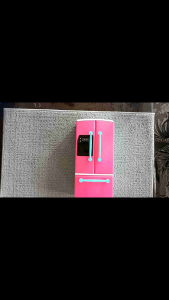 PRELOVED My Happy Kitchen Pink Refrigerator With Bonus Food Erasers For Ages 3+
