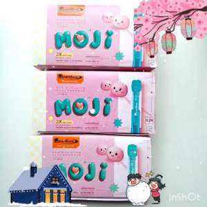 Quantum (ควอนตัม) ปากกา ปากกาลูกลื่น รุ่น MOJI ขนาด 0.29 มม. หมึกน้ำเงิน ( 1ด้าม / คละสี )