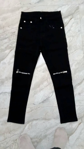Quần jean size nhỡ kéo khóa gối
