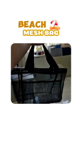 Mesh Bag New Portable Travel Beach Tote Bag Shoulder bag - Mesh Shopping Bag for Every day use Durable QUALITY ETC mesh bag shopping bag beach bag everyday usa
