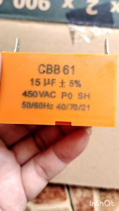 Capacitor Kotak 15 uf 450 Volt Untuk Mesin Genset Full 15uf