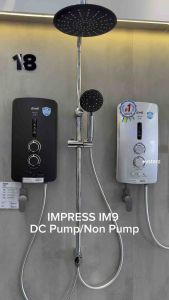 ALPHA IM9 i/E DC Pump or Non Pump Instant Water Heater