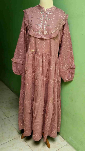 Midi Dress Najwa Katbor Payet Ukuran L