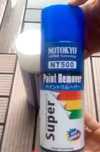 Chai Xịt Tẩy Sơn Dung Dịch Tẩy Sơn Mạnh Mẽ Tẩy Rỉ Sét Tẩy Keo Paint Remover Sticker Remover NT500 Notokyo - 400ml