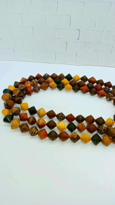 Tasbih Kayu Nogosari Galih Asem Setigi Kelor Hitam Kemuning Kelor Emas Bajakah Liwung Macan Bidara Motif Piramid S83