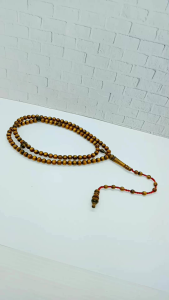 tasbih akar bahar serat emas 6mm S86