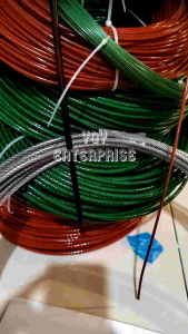 Black/Clear Coated PVC SUS 304 Stainless Steel Wire rope fishing Rope