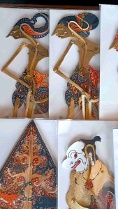 wayang mini batik 17cm tokoh bisa pilih
