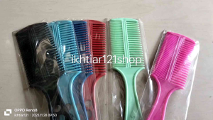 1 pcs Sisir rambut 2 in 1 sisir warna lokal isi 1 pcs
