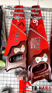 Gergaji Schlieper Ukuran 14 Tjap Mata Gagang Kayu Original Bisa COD