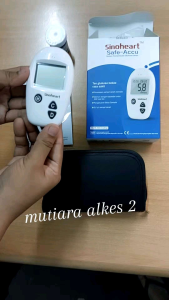 SAFEACCU SINOCARE Alat Cek Gula Darah SINOCARE Alat Cek Glucose Sinoheart