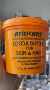 [MỸ] Cream Cocoa Butter for Skin & Hair Africare 297g chăm sóc body & tóc Bơ ca cao