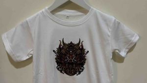Tshirt Kids Kaos Atasan Oblong Anak Cewek Cowok Usia 1-12 Tahun Sablon Gambar BARONG KATANA