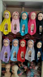 Hamidah basic hijab anak Sport Labubu Jilbab anak termurah terlaris