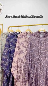 Mukena Terusan Traveling Mini Motif 2in1 & Bahan Adem Lembut