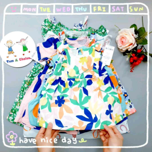 [Cambo XK] (11-13kg) Váy Đầm Bé Gái Carter 18tháng 24 tháng thun cotton