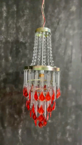 lampu hias ganting model mahkota 10inc