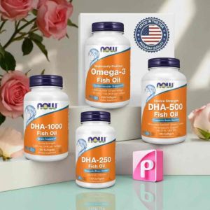 NOW Foods DHA 500 Extra Strength 1000mg Molecularly Distilled Omega 3 90s 180s Softgels