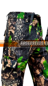 Celana Panjang Kargo Motif Loreng Camo Perbakin Distro Casual
