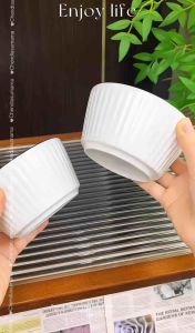 Bộ 10 chén sứ ăn cơm kích thước 11.5cm style Bắc Âu kiểu dáng hiện đại.