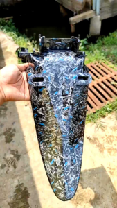 Forged biru spakbor belakang Mio sporty mio smile