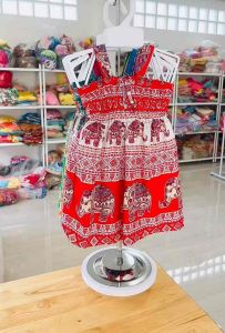 ชุดสงกรานต์ลายช้างเด็ก ชุดฮาวาย (HY03) งานพร้อมส่งจากไทย ไซน์S แนะนำน้ำหนัก4-10กิโล/3เดือน-1.8เดือน สีสันสดใสผ้านิ่มสบาย