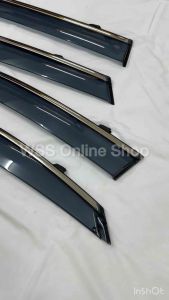 High Quality Door Visor [Mercedes Benz GLC] (16-Present) Chrome Lining Design