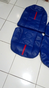 sarung jok isuzu elf macan atau traga motif mewah standar variasi delfina cover seat cover jok bandung