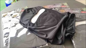 12 PCS Masker NINJA Hitam Polos: Penutup Wajah & Leher Ideal