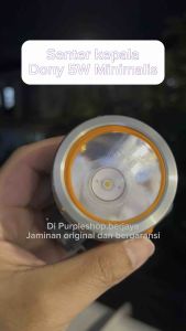 Senter Kepala Dony KL 105 5W Waterproof dengan MODE SOS dan Cahaya Fokus Si Unyil
