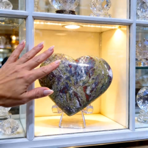 decorations display Crystal heart shape