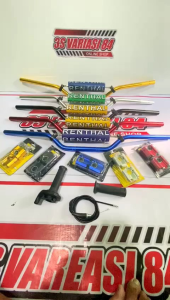 paket hemat stang Rhenthal cnc import+busa stang+stabilizer stang+gas spontan polos besi import