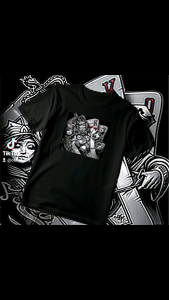 เสื้อยืด ผ้าcotton พิมลาย