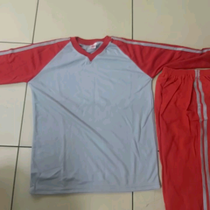 Setelan Kaos Olahraga seragaman Anak SD Setelan Kaos Tangan Panjang