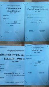 Đủ bộ Nhóm 3 ( S2b S2c S2d S2e) Sổ sách HKD 2026