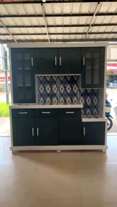 Lemari Sayur Rak Piring Bahan Multiplek Cat Duco