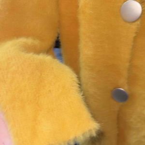 เสื้อคลุมแขนยาว topcoat เสื้อกันหนาว เสื้อผู้หญิงแขนยาว เสื้อขนมิงค์นุ่ม สีเหลือง รอบอก 40-42 นิ้ว เสื้อยาว18นิ้วผ้านุ่ม ฟรีไซร้ ลดราคาพิเศษ