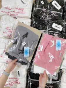 Set Bộ Áo Thun Babytee Tay Ngắn Raplang Đính Nơ Nổi Croptop + Chân Váy A Xoè Có Lót Quần