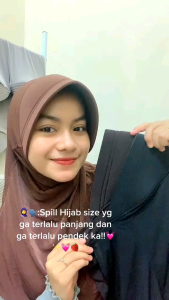 Hijab Instan Bergo Standar Model Layang // Jilbab Murah Spandex Winner