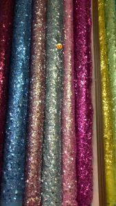 Bahan Kain Tulle Payet Sequin Mix Mutiara Premium Import High Quality