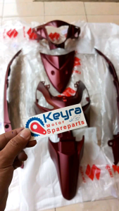 BODY SET SUZUKI ADDRESS MERAH DOP VERSI PREDATOR ASLI ORIGINAL SUZUKI SGP