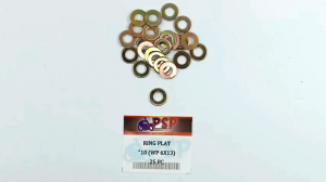 Ring Plat "10 (WP 6 X 13) Harga Per Pak Isi 25 - Reng Plate Pelat Washer Kunci 10 Diameter 6mm x 13mm Tebal 1mm