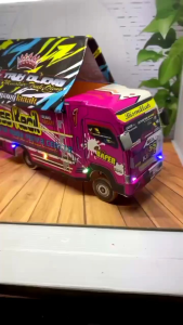 Promo Mainan Anak truk Oleng kayu Remote control BOS KECIL Terlaris Lengkap Lampu Terpal