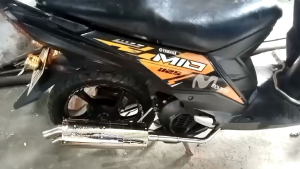 DUAL TIP POWER PIPE FOR YAMAHA MIO I 125 TATAK GKK RACING