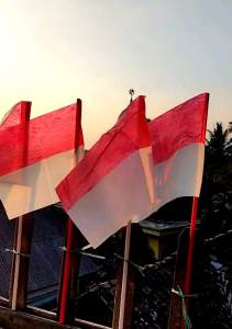 bendera stick Gagang pawai bendera plastik stick Gagang 10pcs