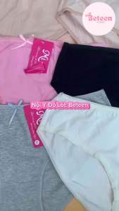 ComBo 3 Quần Lót Lụa Cotton Cao Cấp Màu Da Trắng Đủ Màu Chất Vải Mát Nhẹ Co Giãn Tối Đa Thoáng Khí Cực Tốt - Nội Y Đồ Lót : Beteen