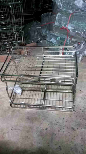 kệ đựng chén treo tường 2 tầng