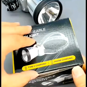 [Loại 2 Pin] Đèn pin đội đầu siêu sáng 2in1 kiêm sạc dự phòng đèn pha LAMP đèn Led pin lithium 18650 sạc USB type C