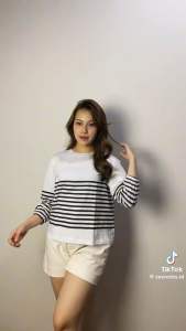 ATASAN LENGAN BALON SALUR TERBARU BAHAN KATUN KOMBED